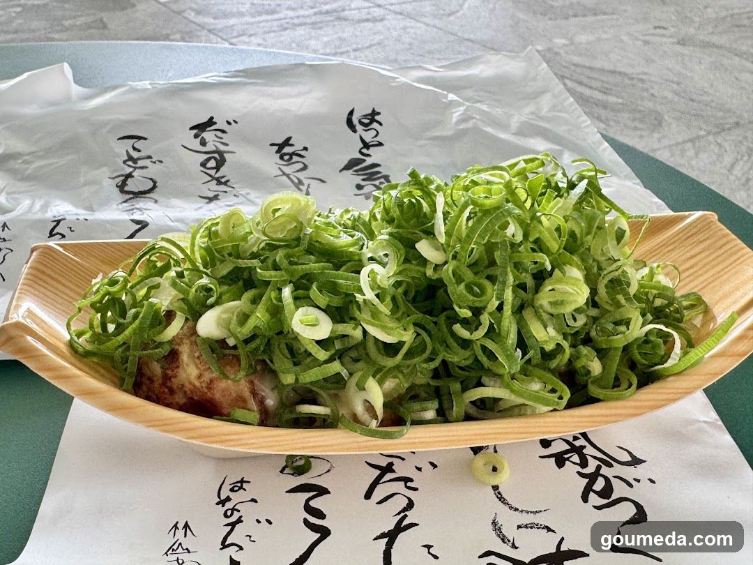 Scallion Topping on Food Dish