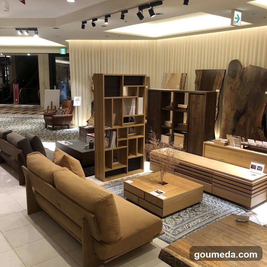 一枚板家具専門店 アトリエ木馬 梅田ギャラリー