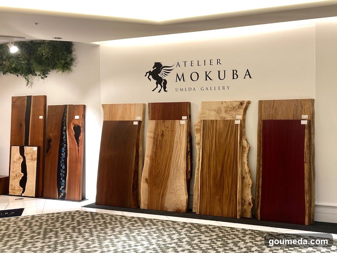 一枚板家具専門店 アトリエ木馬 梅田ギャラリー