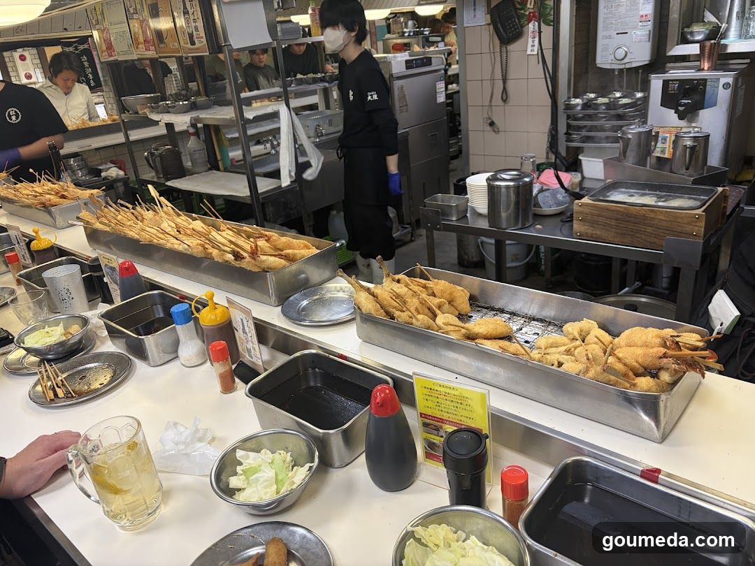 Fried Food Display Counter