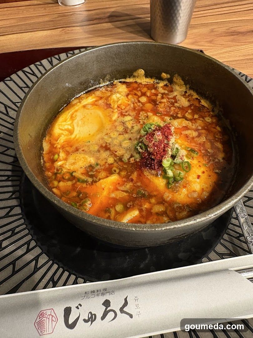 Spicy Ramen Bowl with Egg and Tofu