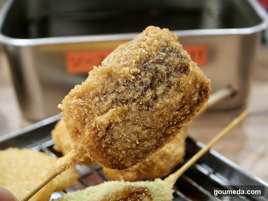 Fried Food on Skewers