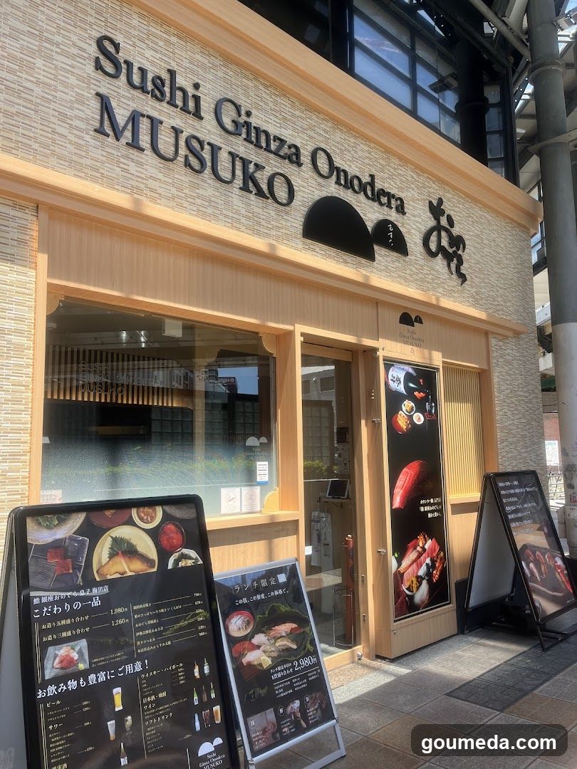 Sushi Ginza Onodera Musuko Umeda