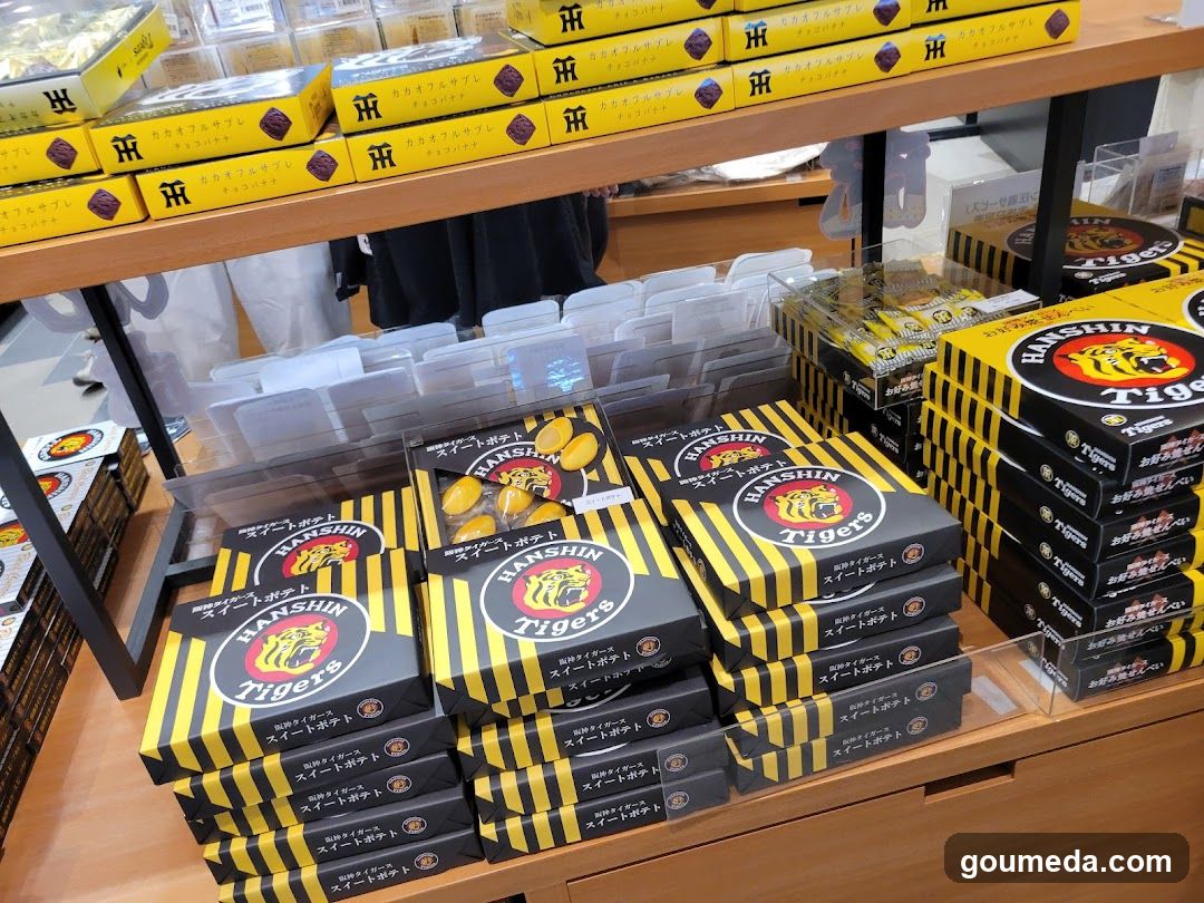 Hanshin Tigers merchandise display