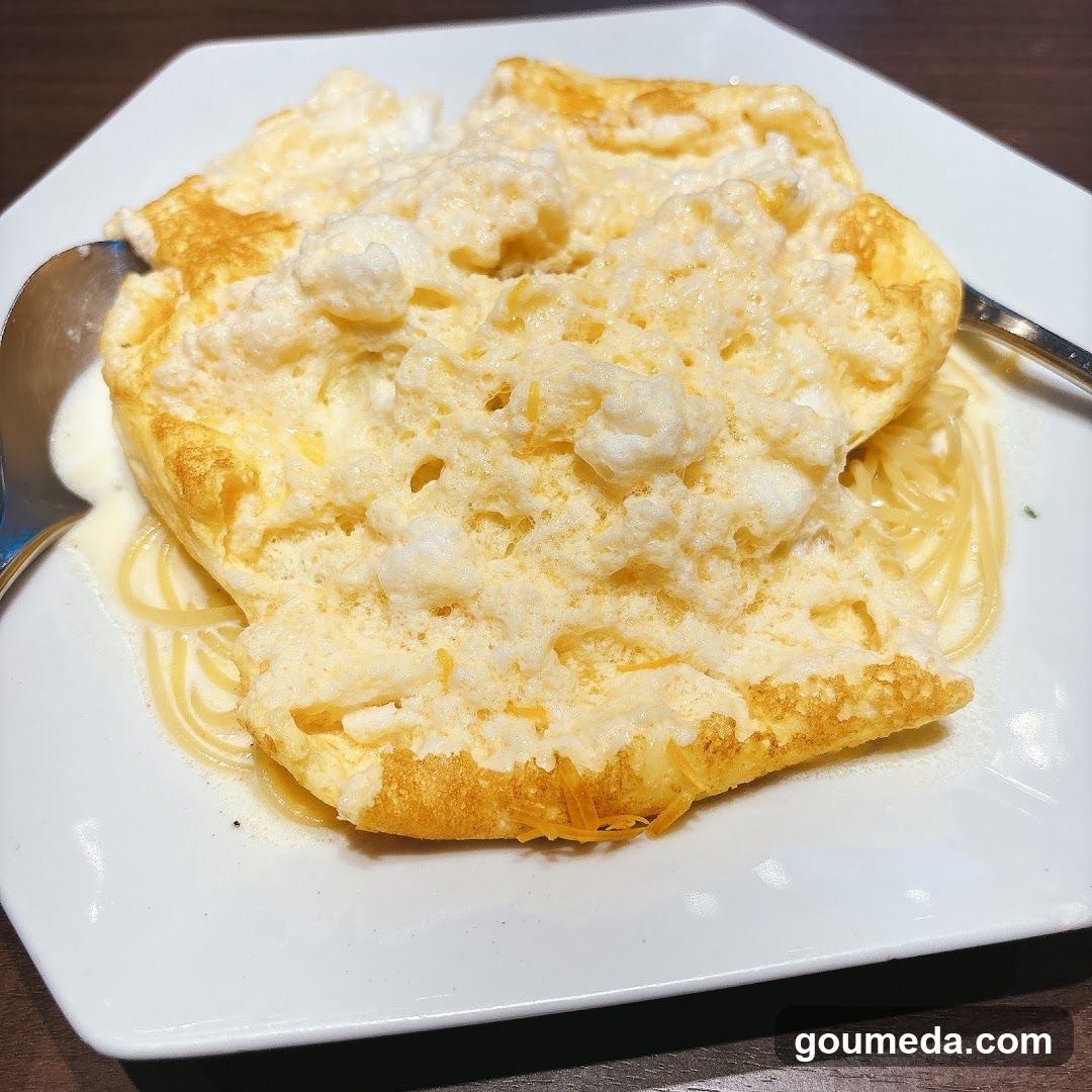 Omelette with Pasta