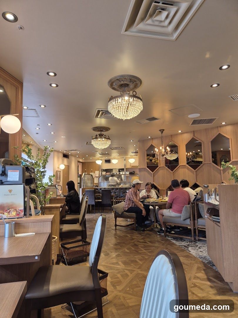 Interior of a restaurant or cafe