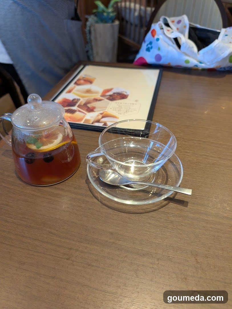 Tea and Coffee Setup at Cafe