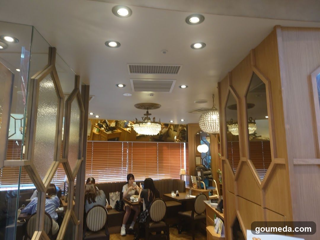 Interior of a cozy cafe or restaurant