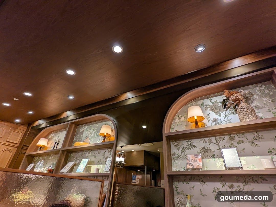 Interior of a cozy cafe or restaurant
