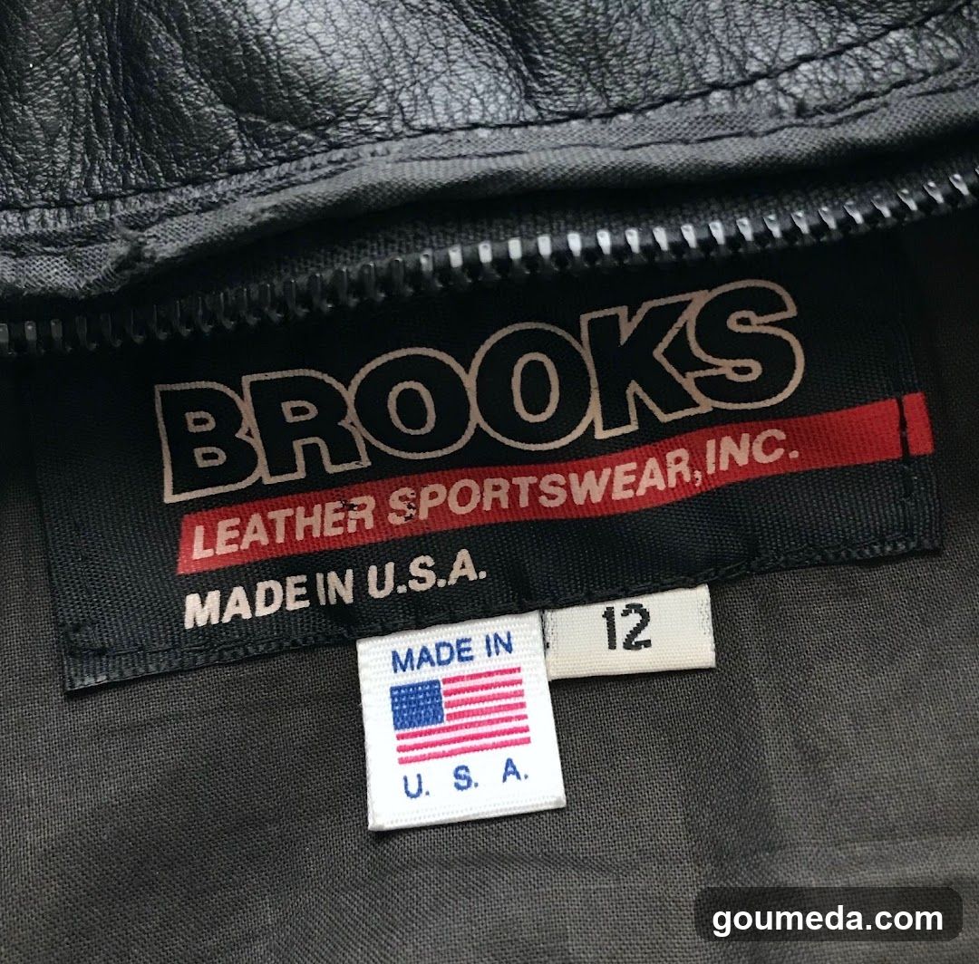 Brooks Leather Sportswear Label