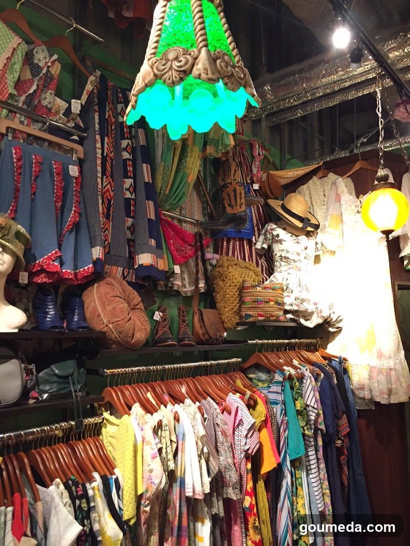 Vintage Clothing Store Interior