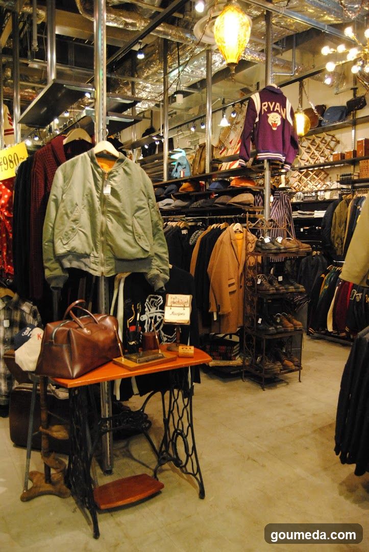 Vintage Clothing Store Interior