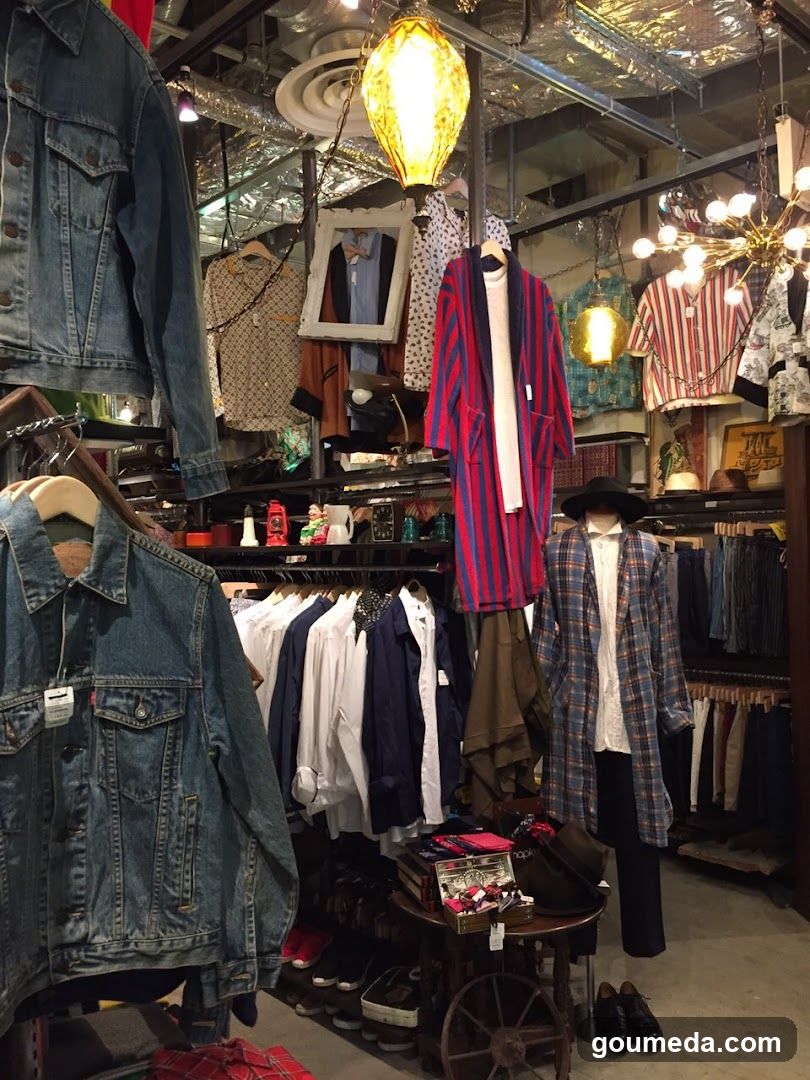 Vintage Clothing Store Interior