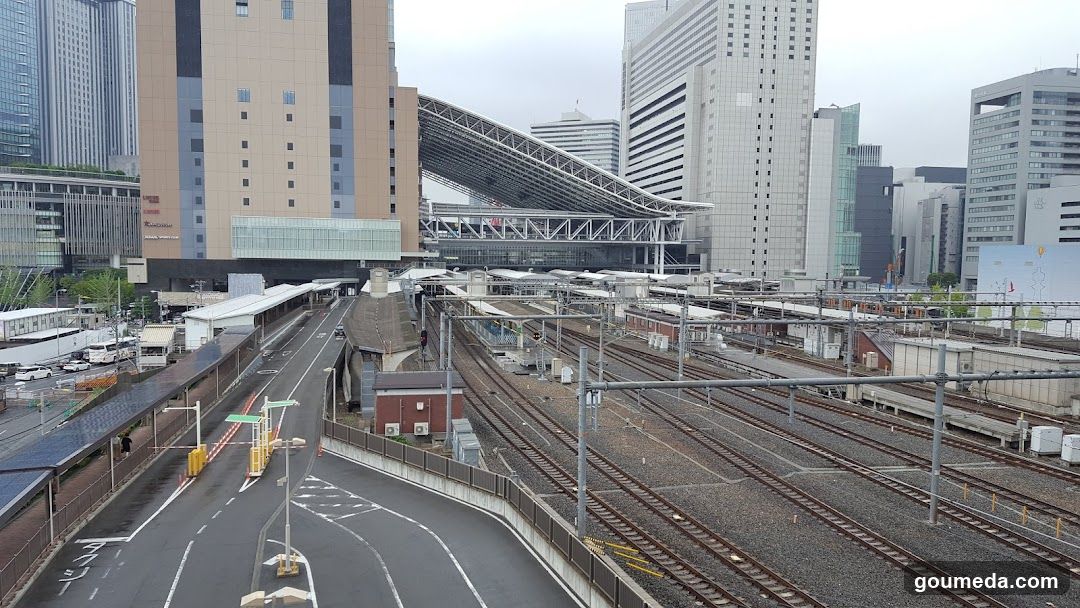 Urban Train Station View