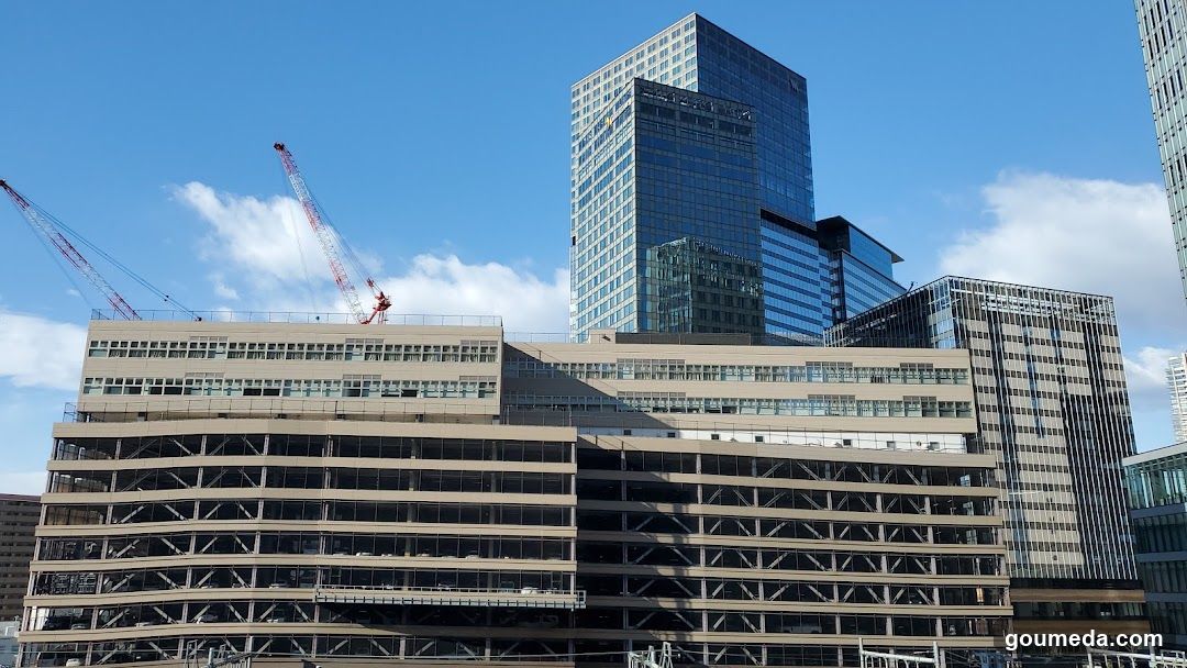 Construction Site with Modern Skyscrapers