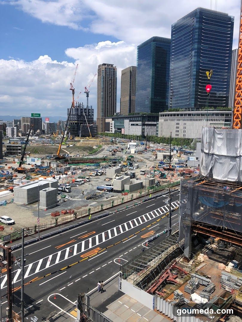 Urban Construction Site with High-Rise Buildings