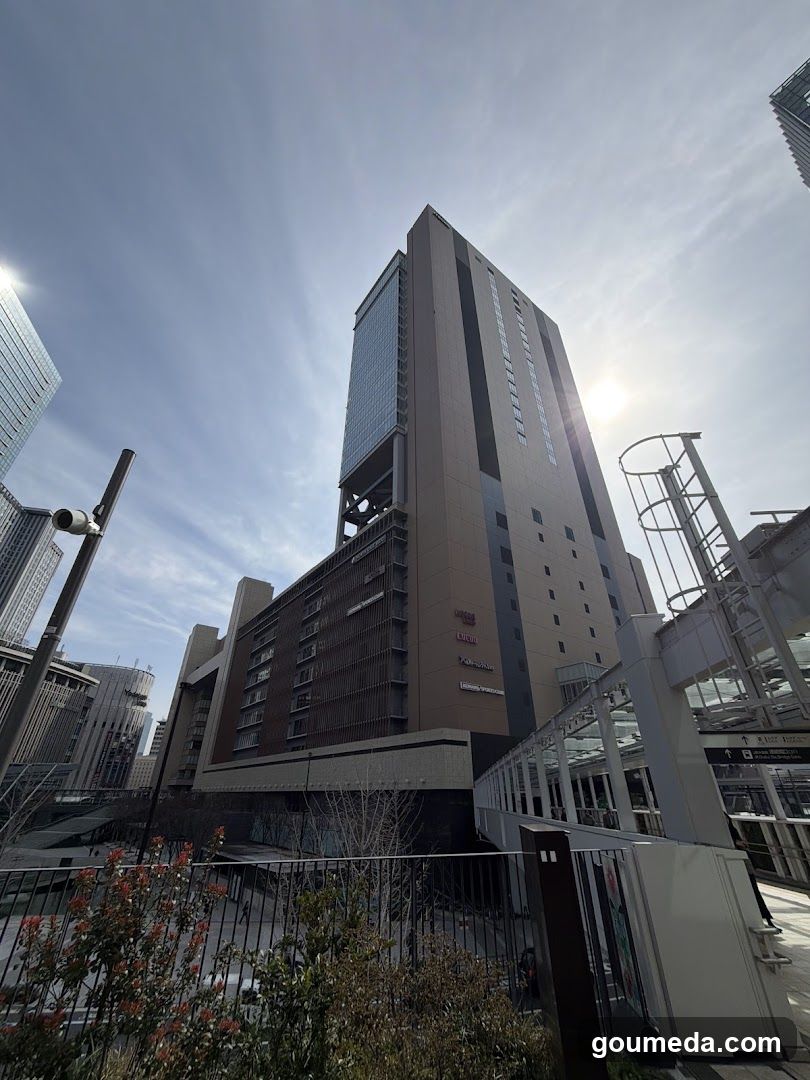 Urban Building Exterior with Skyline