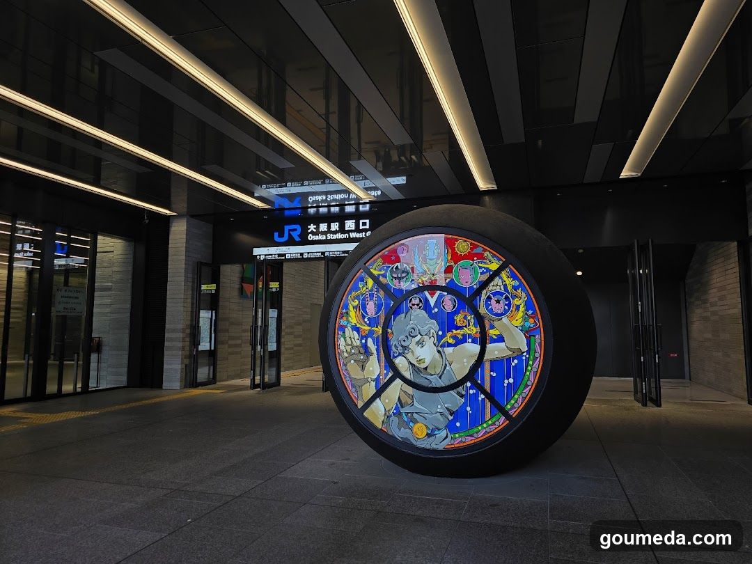 JR Osaka Station West Exit Art Installation