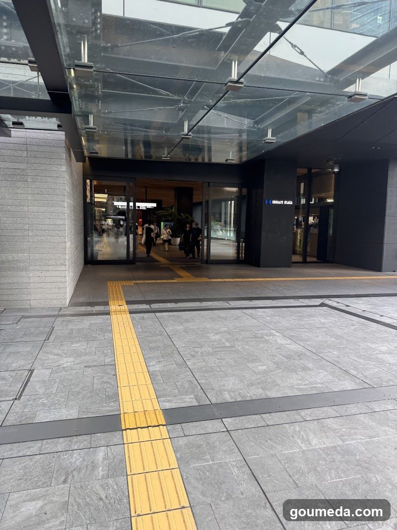 Entrance to a modern building