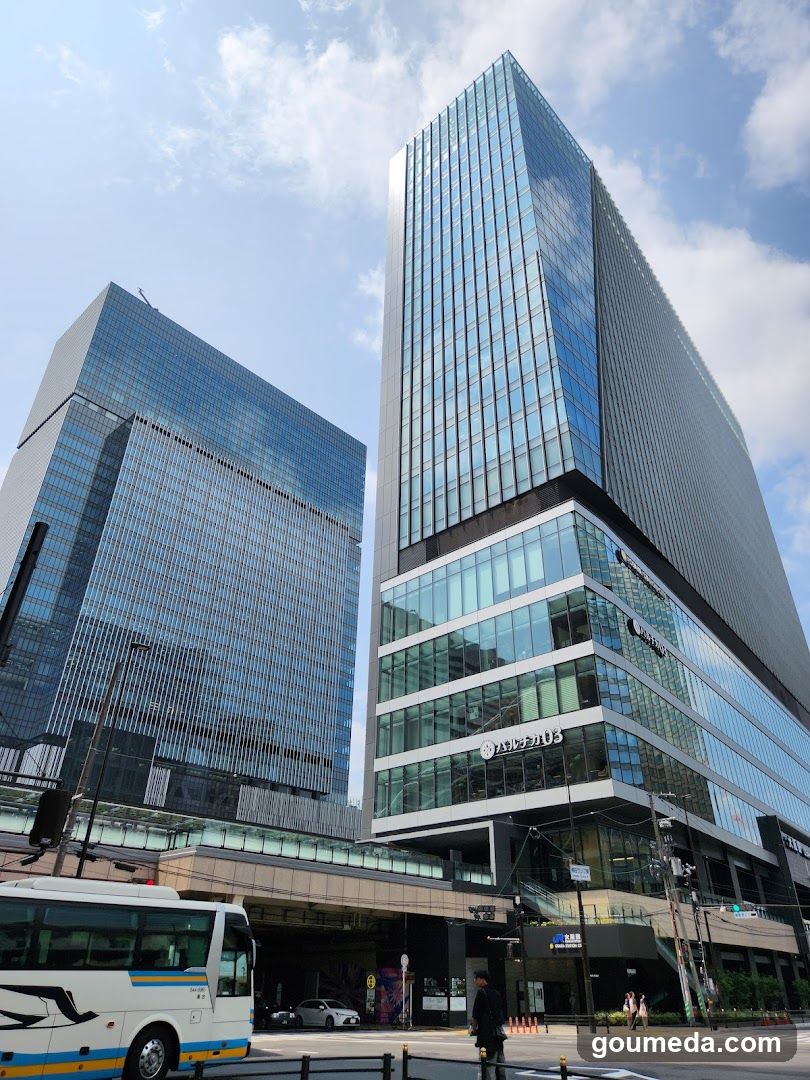 Modern Skyscrapers with Glass Facades