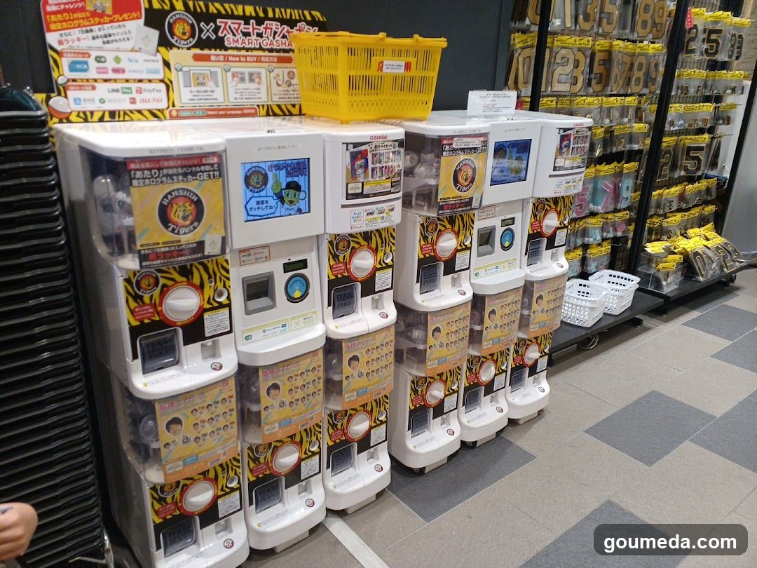 Gashapon Machines in Store