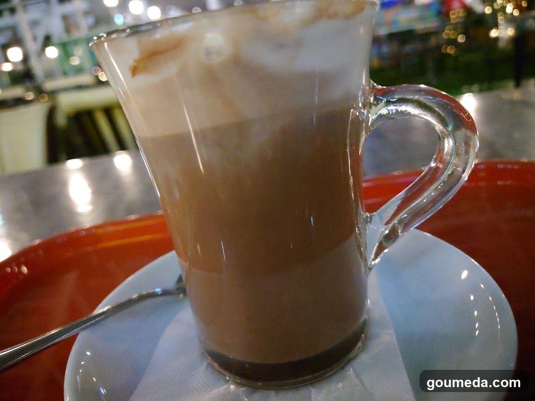 Iced Coffee in Glass Cup