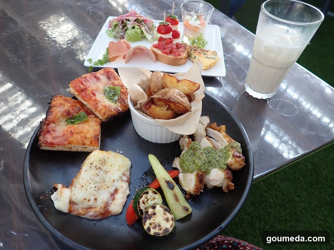 Outdoor Dining Spread