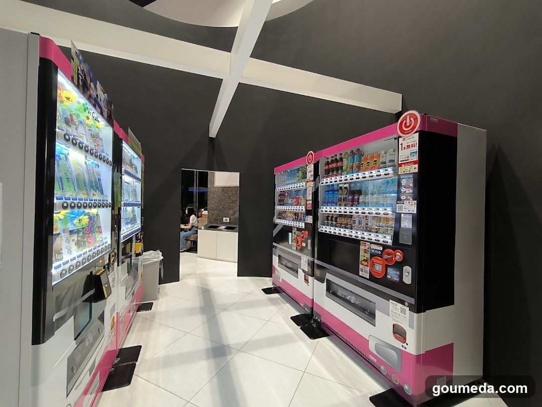 Vending Machines in a Store Interior