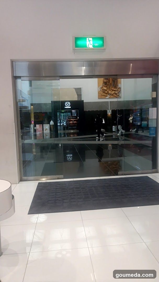 Interior View of a Store Entrance