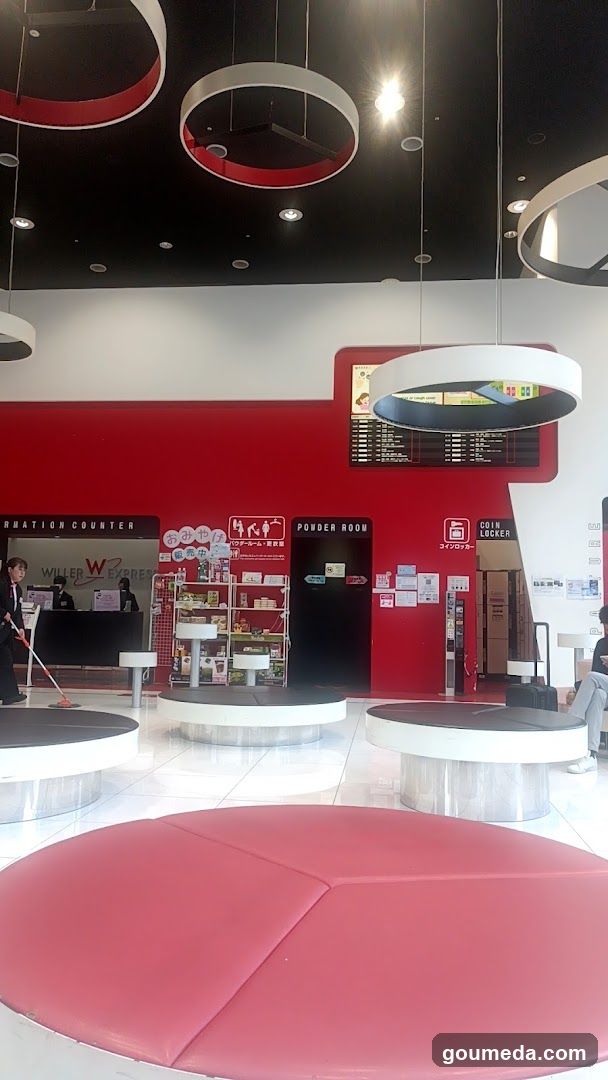 Interior of a modern commercial space