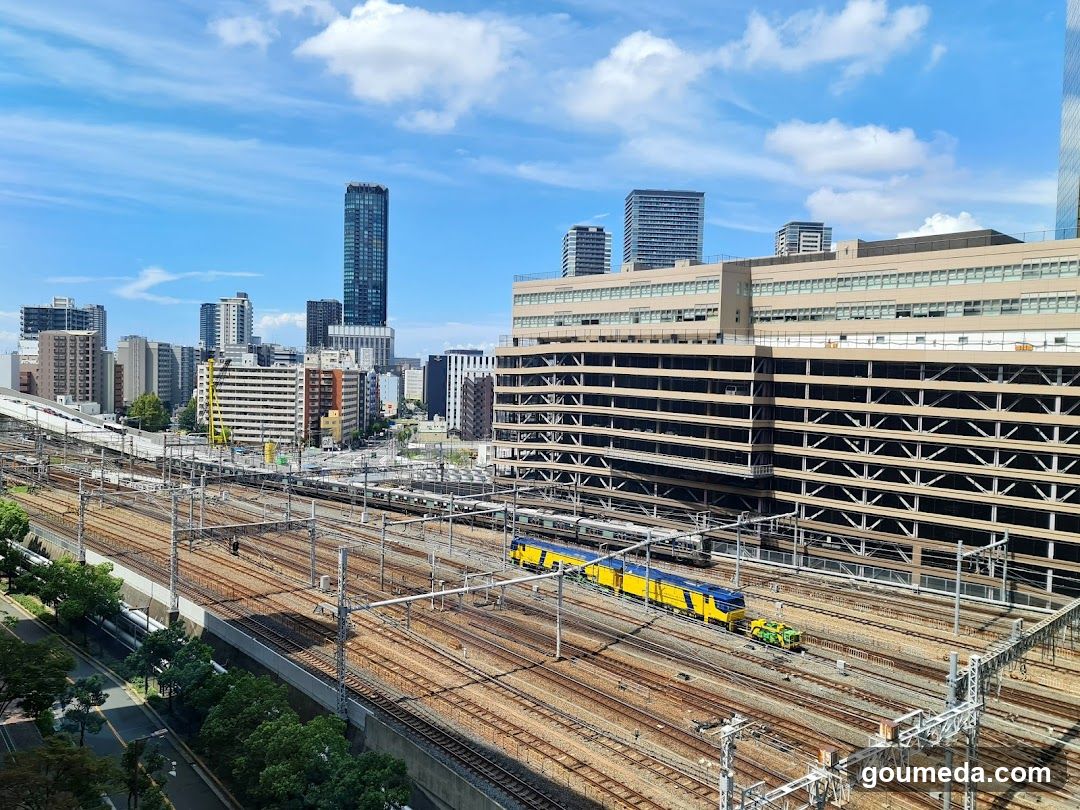 Urban Rail and Skyline View