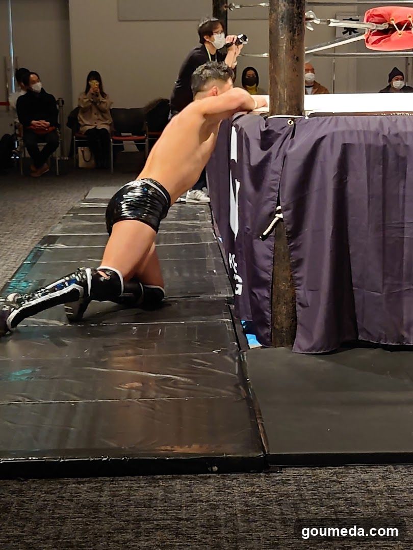 Wrestler in Ring