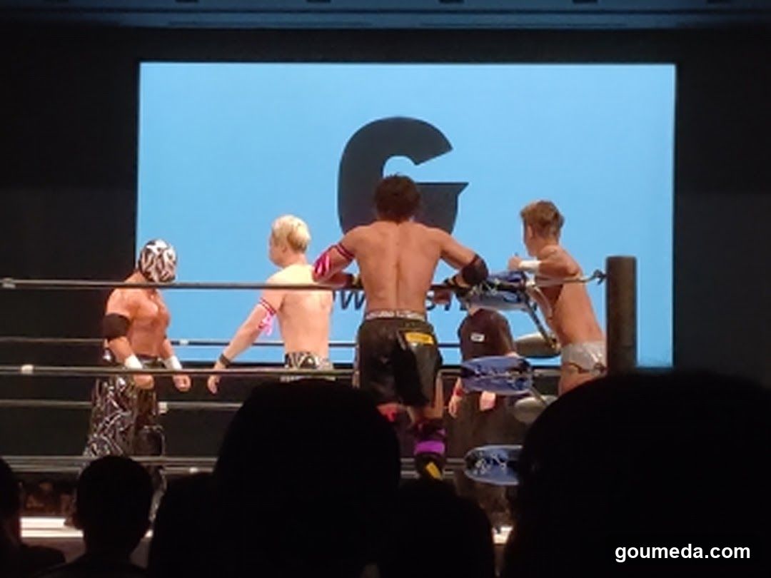 Wrestling Match Scene