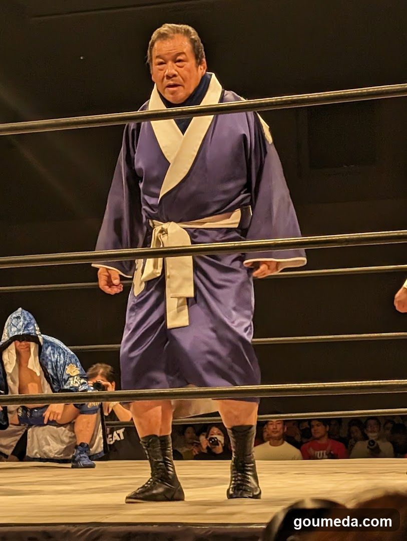 Wrestler in Ring