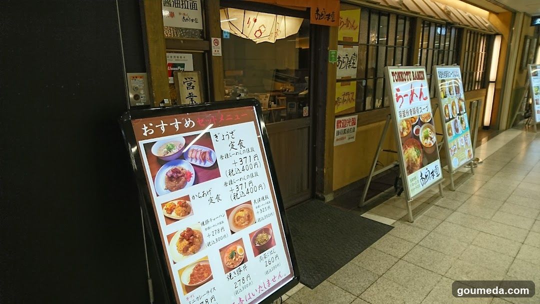 Restaurant Exterior with Menu Boards