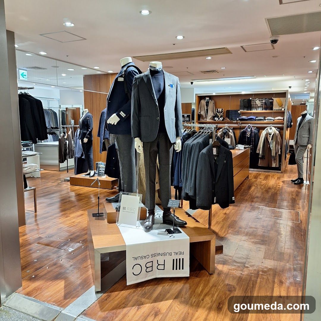 Men's Clothing Store Interior