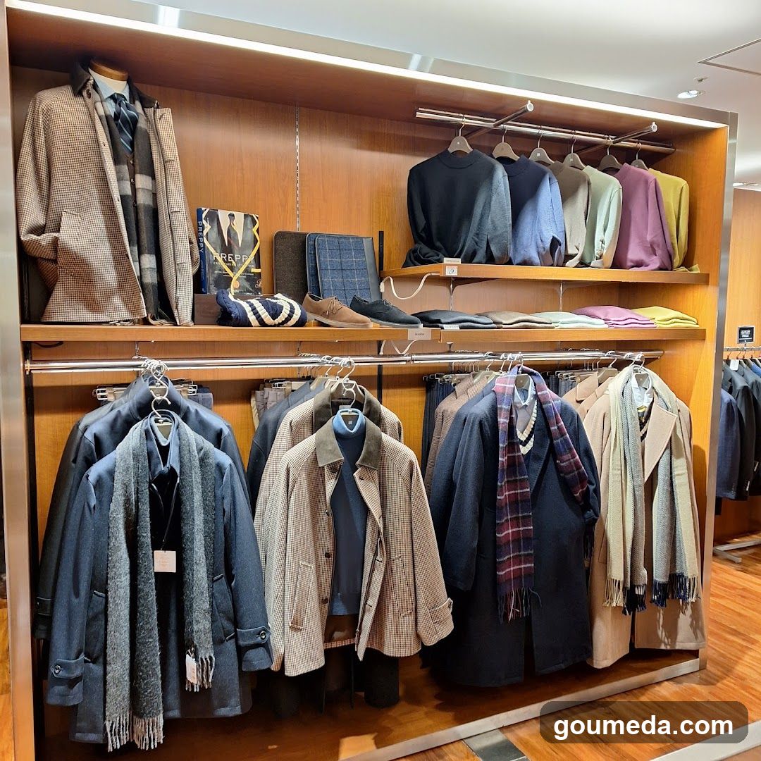 Men's Clothing Display