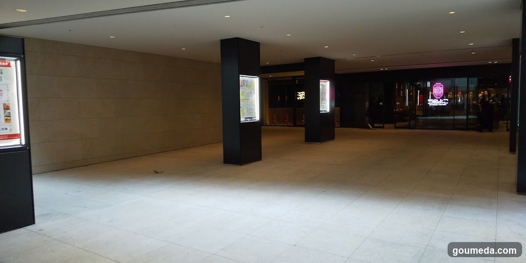 Interior Corridor with Digital Displays