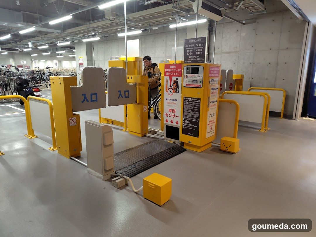 Bicycle Parking Entrance