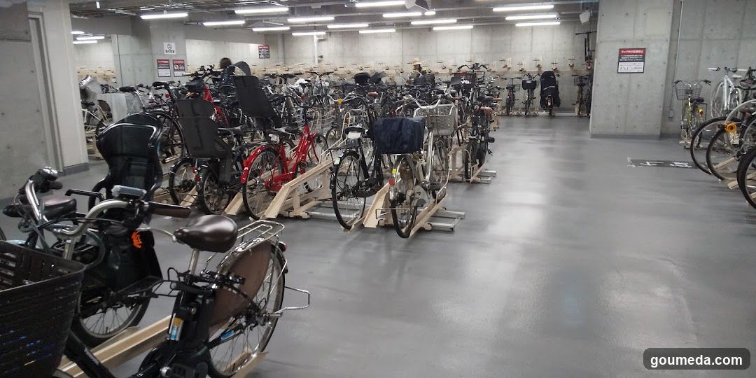 Bicycle Parking Garage Interior