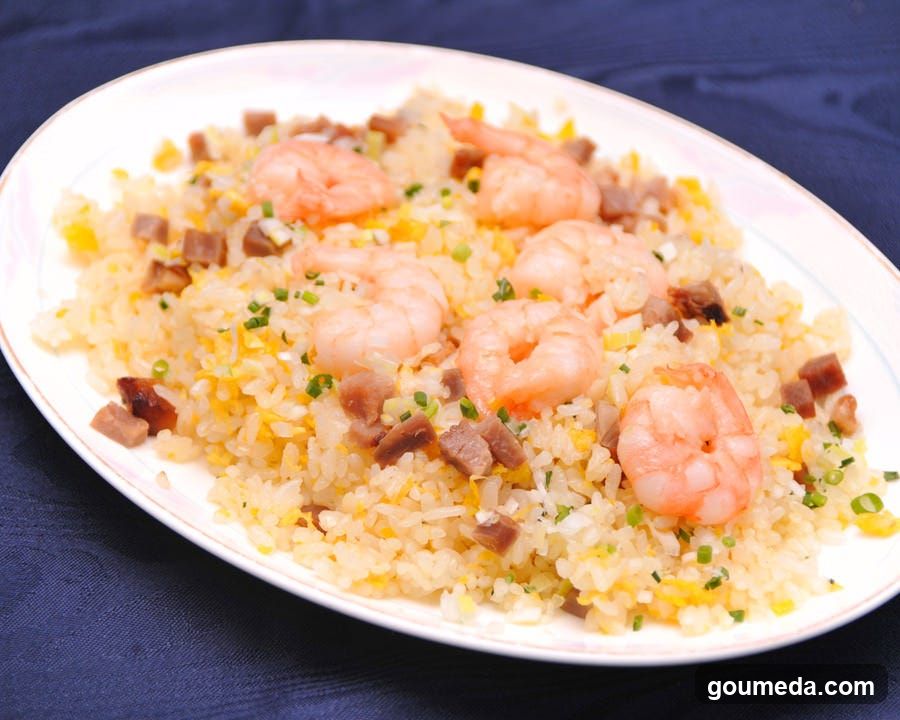 Shrimp Fried Rice with Preserved Meat