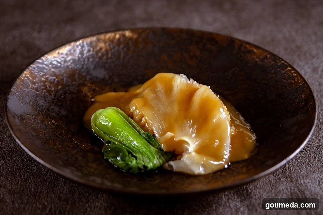 Sashimi with Sauce and Greens