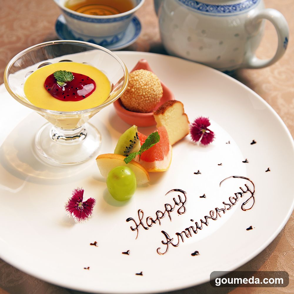 Happy Anniversary Dessert Platter