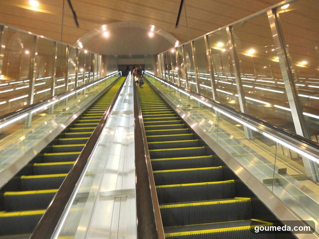 Elevated Walkway with Escalators