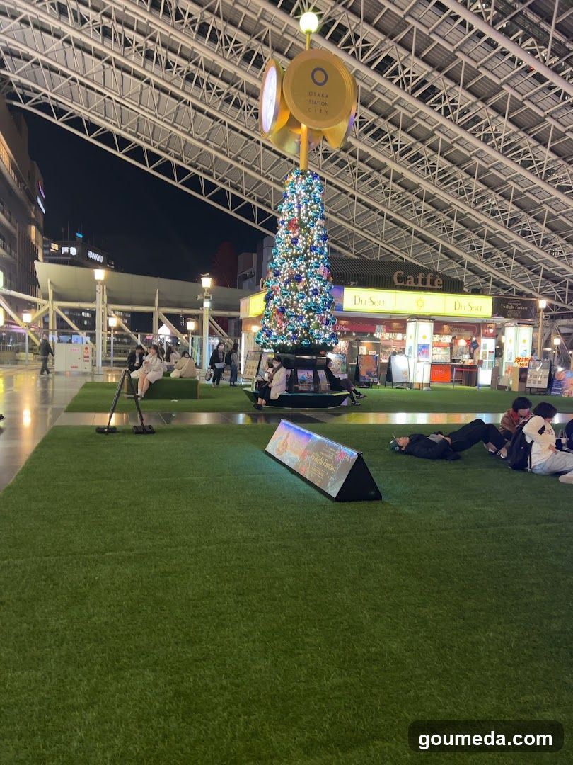 Christmas Tree Display at Shopping Mall