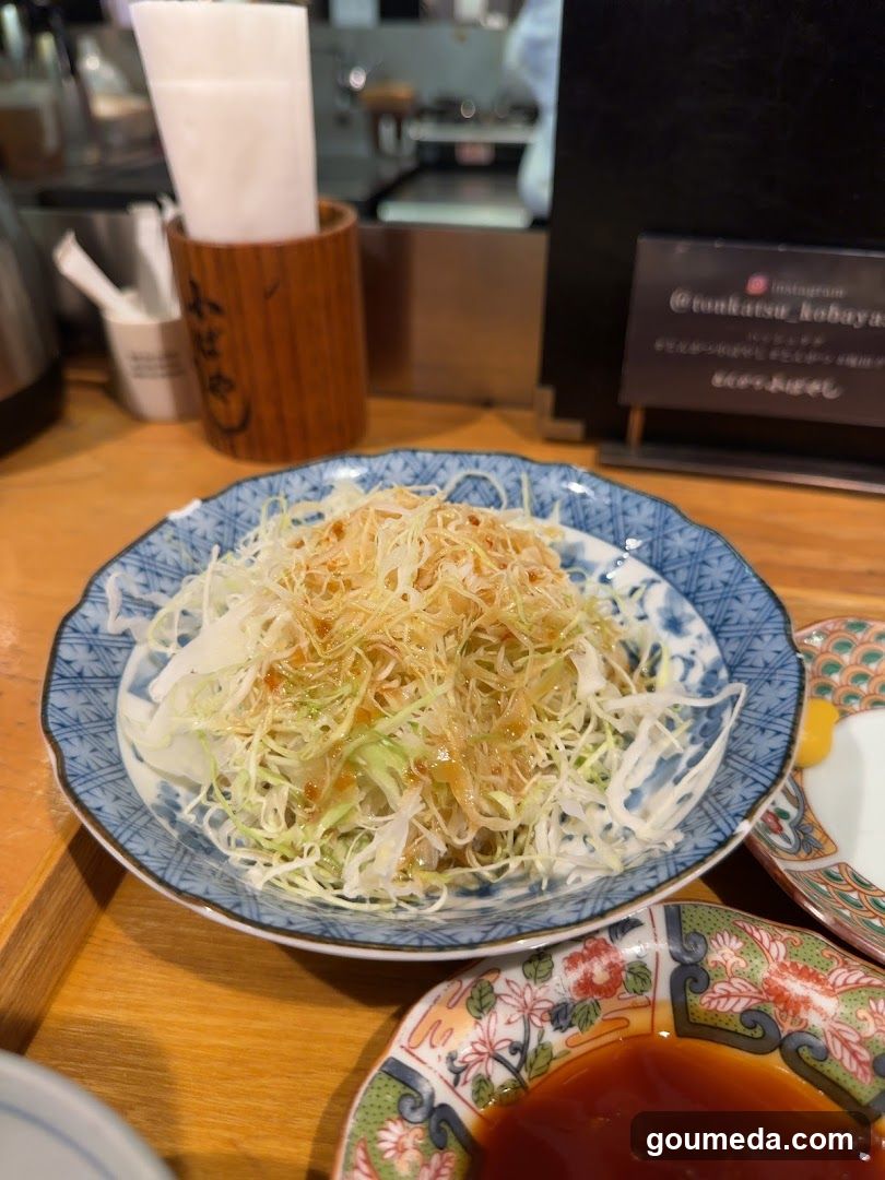 Japanese Salad Dish with Soy Sauce