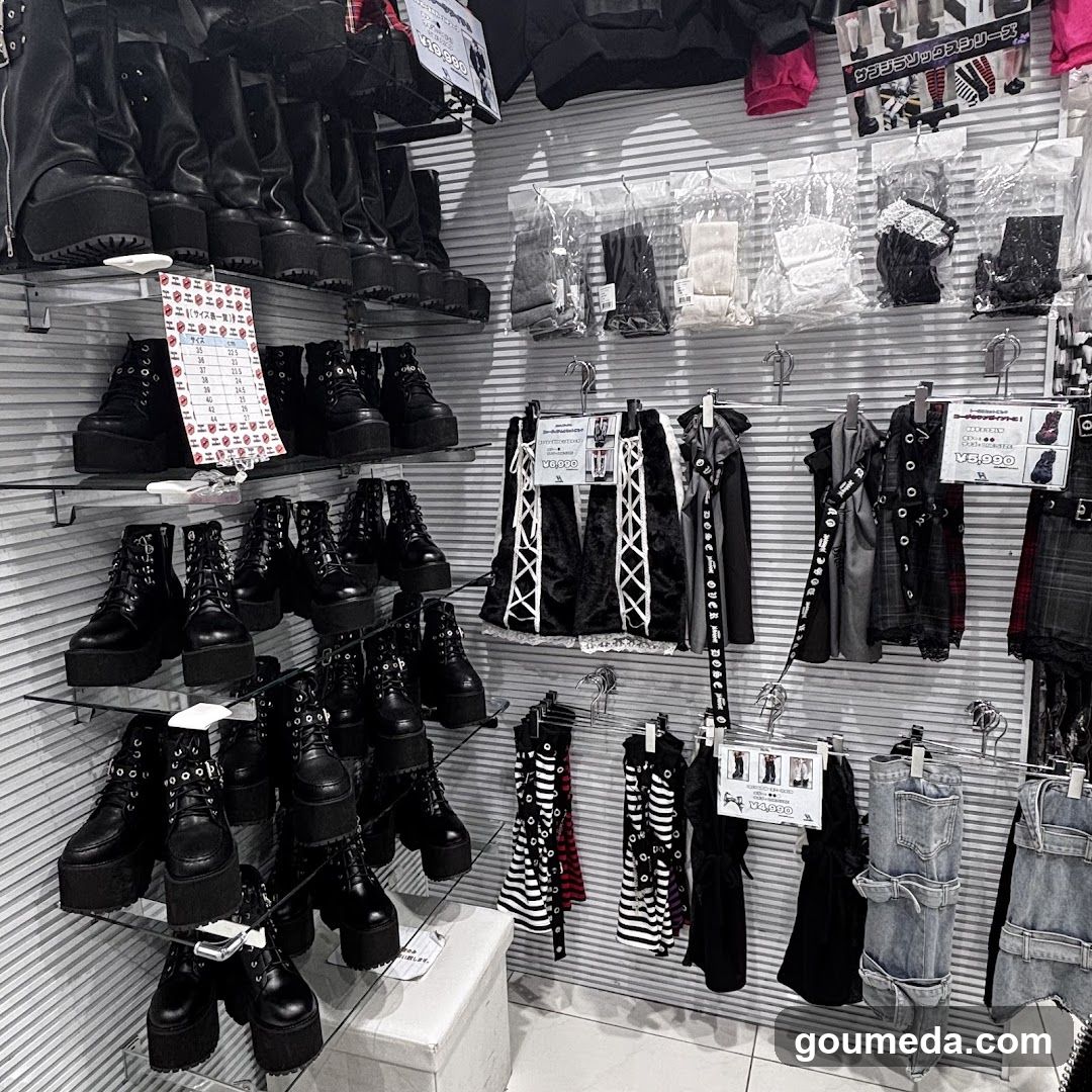 Goth Fashion Store Interior