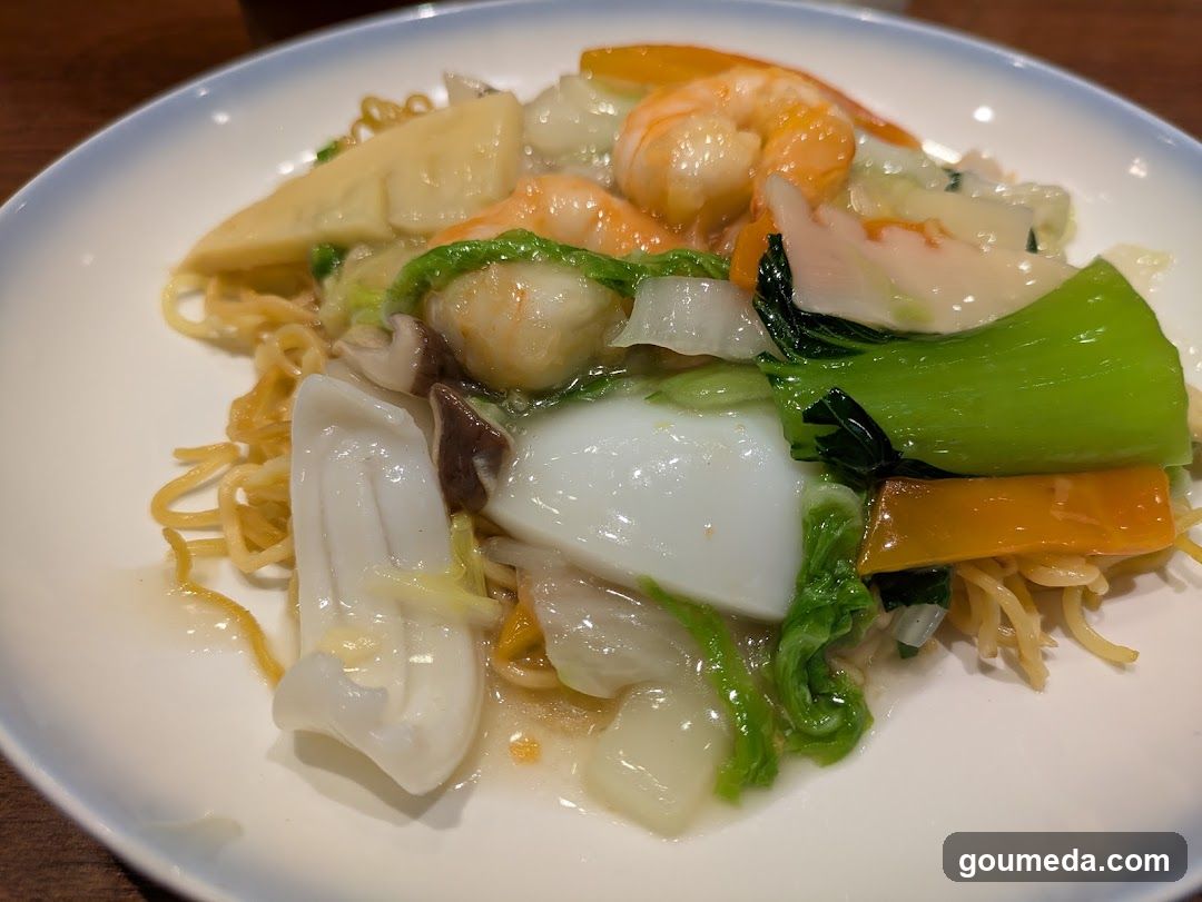 Seafood Noodle Dish