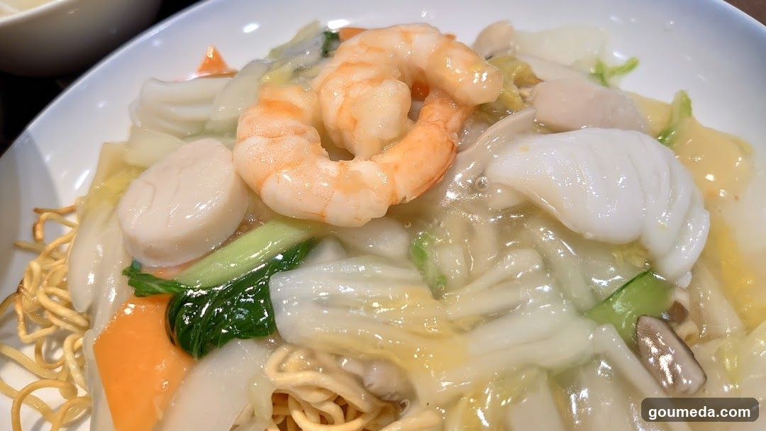 Seafood Noodle Dish