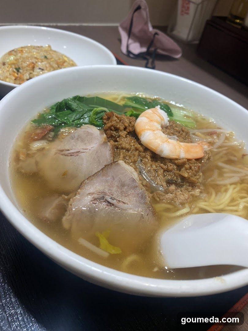Ramen Bowl with Shrimp and Meat